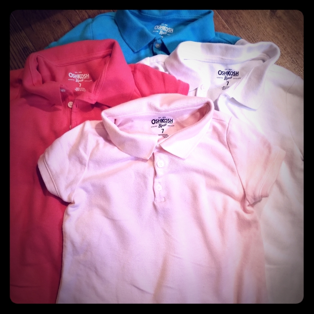 Oshkosh Polos size 7 bundle